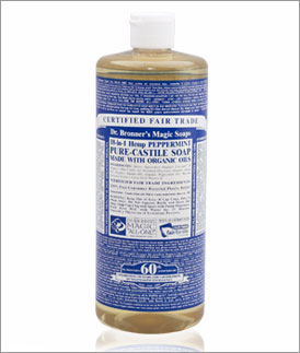 Dr. Bronner Peppermint Liquid Soap